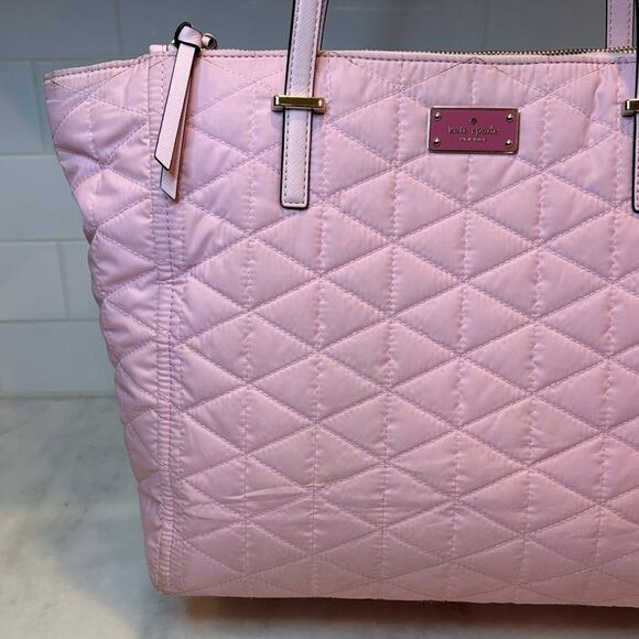 Kate Spade Bag Purse Handbag NY Wilson Road Quilted Kaylie Baby Weekend Travel - Picture 2 of 16